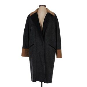 Gerard Darel Wool/Angora Colorblock Coat
